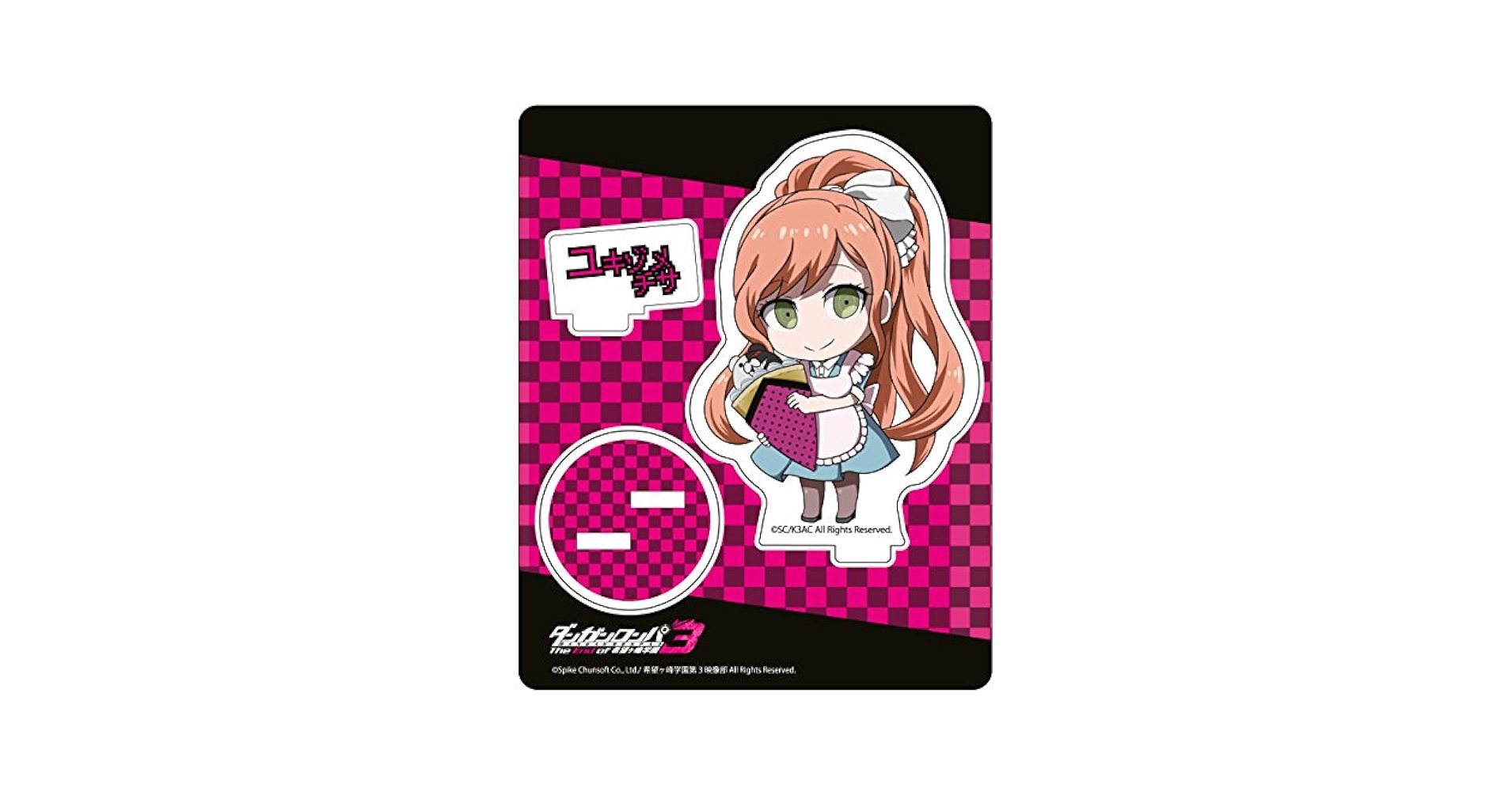 ダンガンロンパ 雪染ちさ アクリルキーホルダー キャラクレ ダンガンロンパ3 希望編 ぴた!でふぉめ アクリルキーホルダー 雪