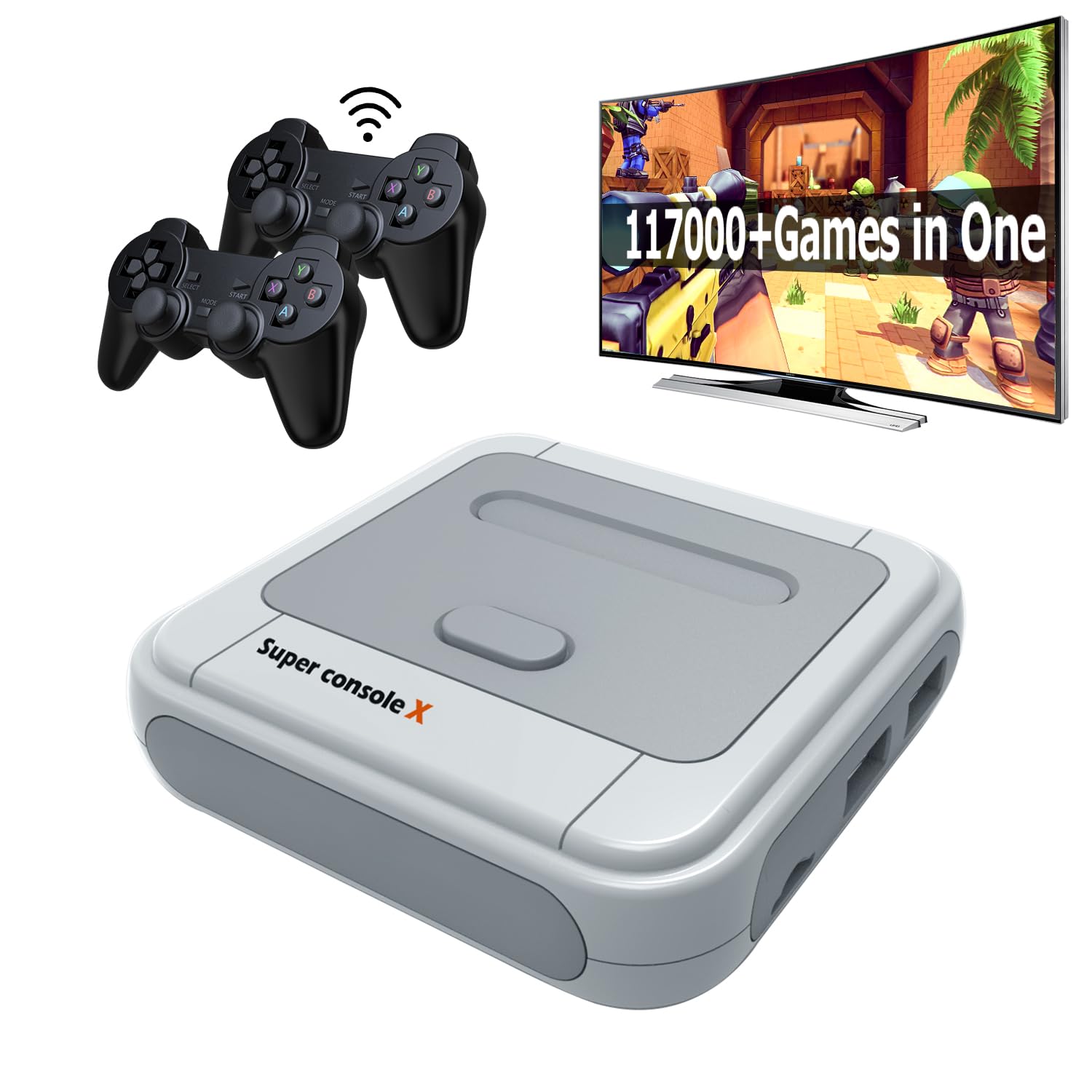 Kinhank Retro Game Console,Super Console X with 50000+ Video Games