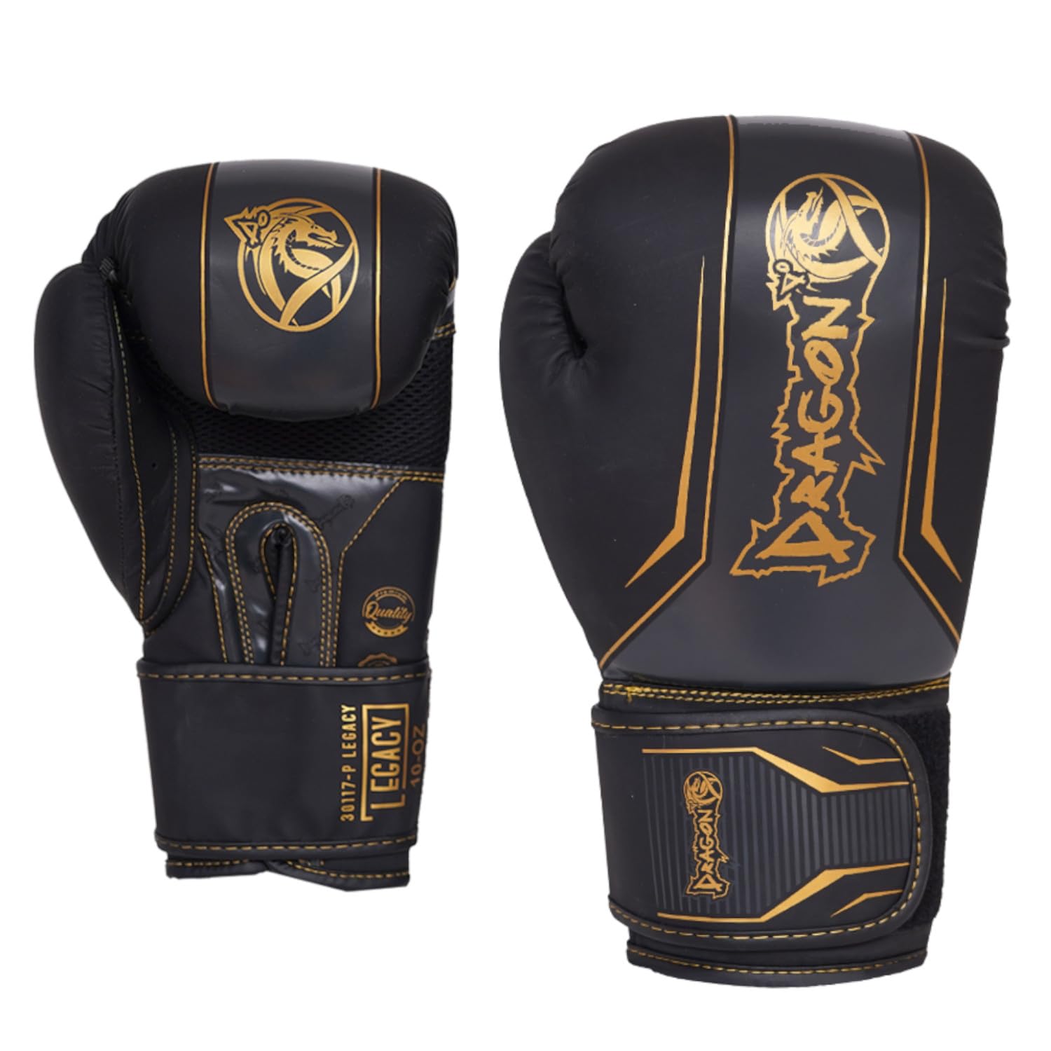 Dragon Do Legacy Box-Set 5-teilig Profi Boxhandschuhe Schienbeinschoner Full-Face Kopfschutz 3.5M Bandagen Zahnschutz Premium MMA Muay Thai Kickboxen Equipment Set