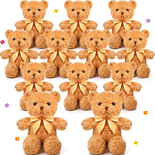 HyDren 12 Pack 12 Inch Stuffed Bear Bulk Cute Plush...
