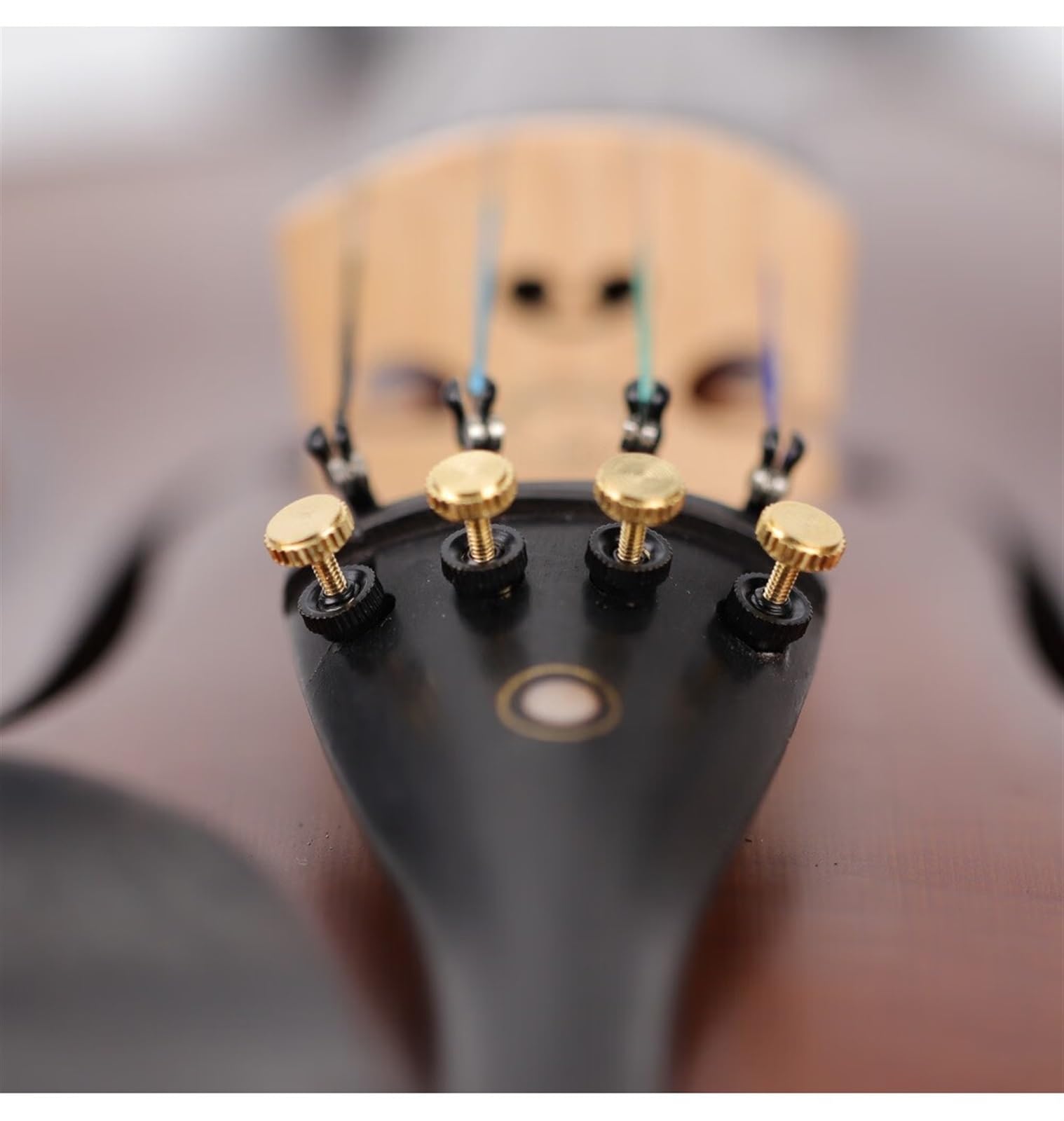 Parti di ricambio per violino Accordatore Di Precisione Per Violino Set Di Quattro Pezzi In Oro Nero Accordatura Speciale 1/4 1/2 3/4 4/4(1/4)