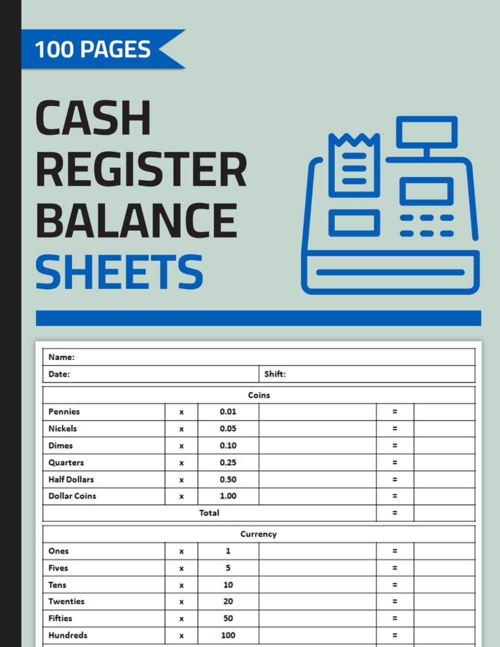 cash-register-balance-sheets-cashier-log-book-for-daily-drawer-count-cash-drawer-tracker-logbook-cash-counting-record-sheet-100-pages-publishing-hhso-lb-amazon-com-books
