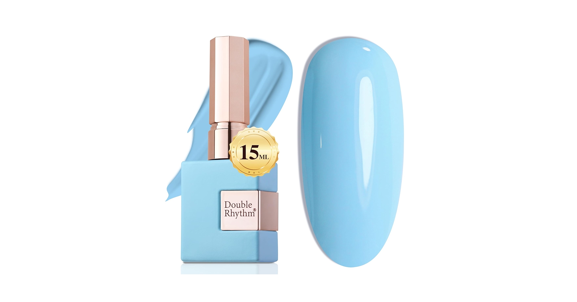 Amazon.com : Double Rhythm 15ML Gel Nail Polish Pure Sheer