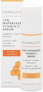 Farmacy 10% Vitamin C Serum for Face - Waterless Vitamin C Face Serum & Dark Spot Remover for Face - Antioxidant Serum wit...