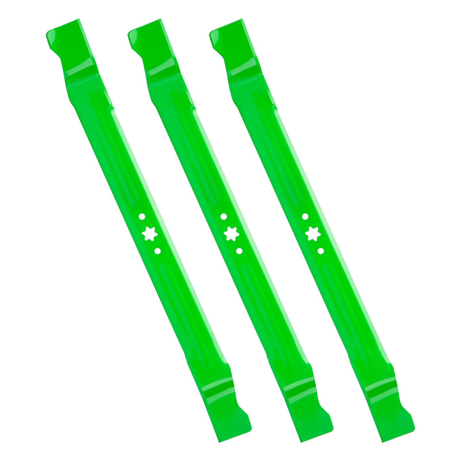 Lawn Mower Mulching Blades for 942-04385 742-04385 for Craftsman E150 R-1000 R-105 R-110 R-140 R-1500 for Troy-Bilt TB30 Cub Cadet CC 30 Mini Rider 30 inch Deck, 3 PCS