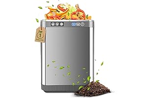 Largest Smart Electric Indoor Compost Machine for your Kitchen - 80% Energy Saver