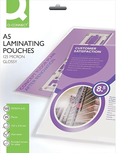 Connect Lamination film micron 125 x 216 mm 153 film de laminage (153 mm-) 216 m