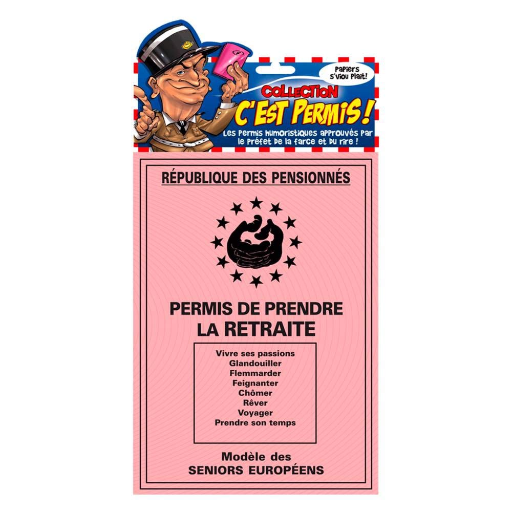 Permis De Prendre Sa Retaite Amazon Fr Fournitures De Bureau