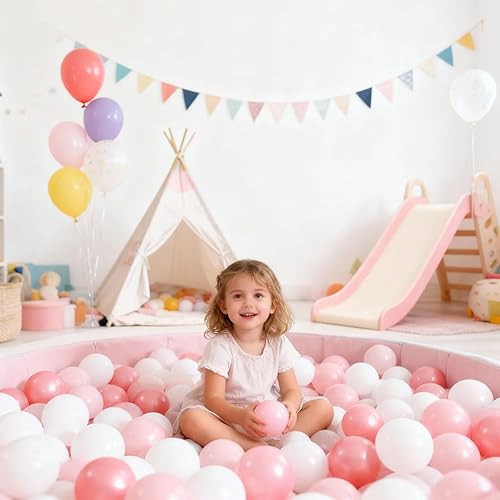 Miniatura 4 de GOGOSO Bolas para corral de bolas para niños pequeños plásticos accesorios a prueba de aplastamiento duraderos formas divertidas juguetes de baño