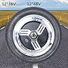36V/48V 12 Inch Electric Bicycle Brushless Gearless Hub Motor,IP54 350W E-Bike Scooter Brushless Gearless Hub Motor,Motor Diameter 275mm,Load Weight 150-200KG,250~1000RPM Speed (36V) #2