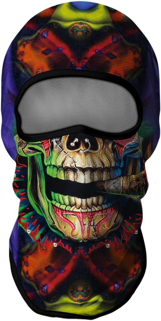 Skull Full ski Mask, 3D Balaclava, UV Sun Protection,Motorcycle/Ski/Scarf/Cycling/Fishing for Men - Image 2