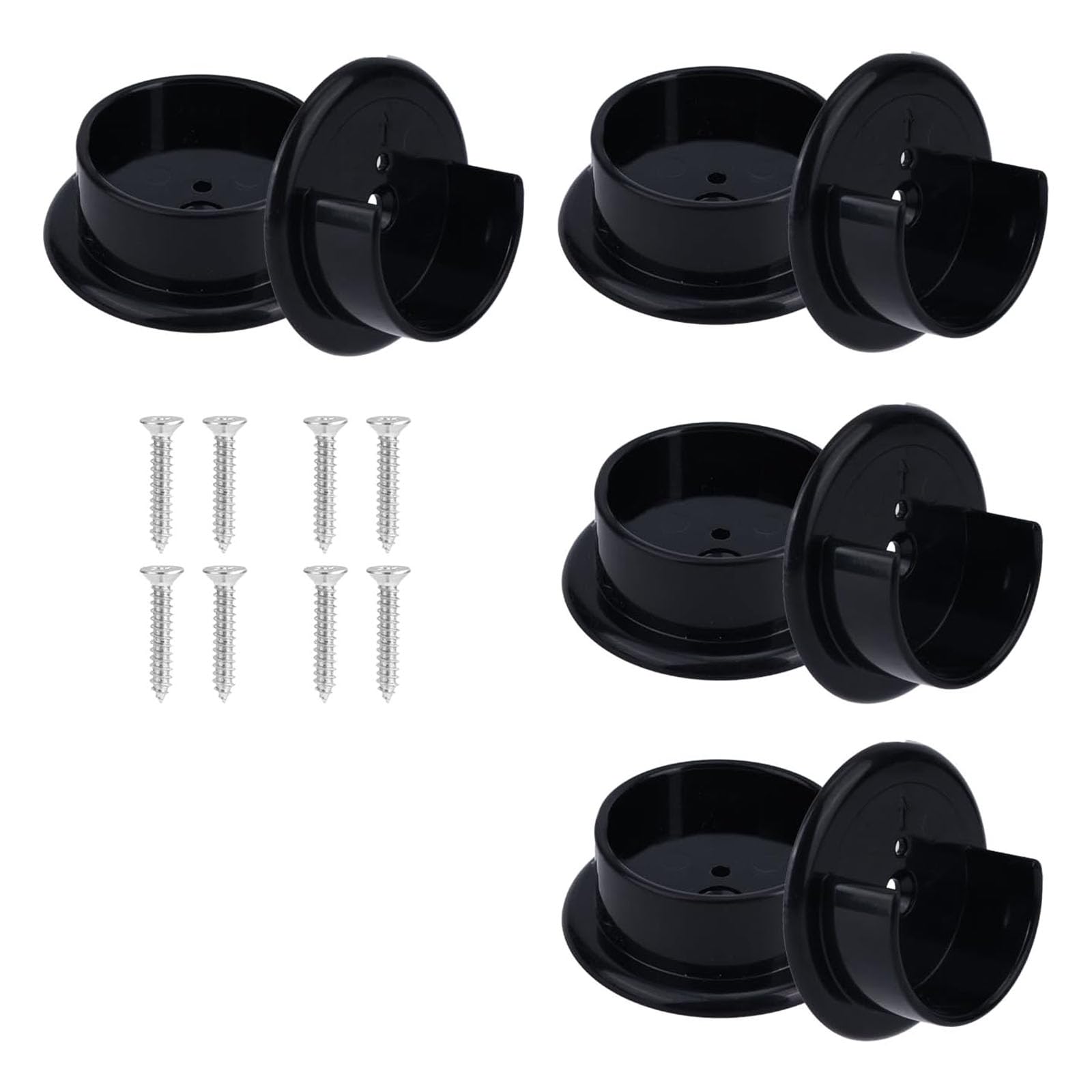 Kalttoy Resistant Closet Rod Holder Shower Bracket Mount Adjustable Heights Bathroom Wardrobe Systems Rod Bracket Adjustable Closet Suitable for Bathroom Wardrobe Store Display