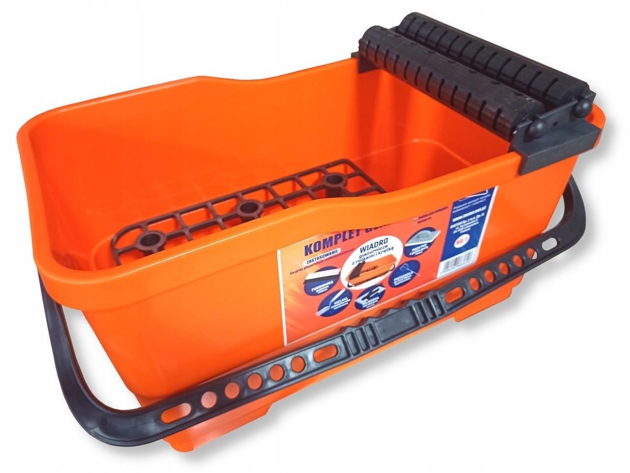 MARTEN Set di piastrelle KG-1 – Set da 7 pezzi con secchio da 22 l, spatola in spugna, spatola dentata 6 x 6, tavola in gomma, agitatore, spatola lisciante, strumento professionale Made in EU