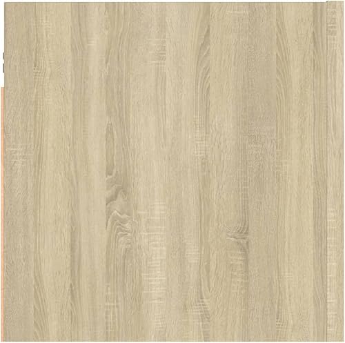 Miniatura 6 de Armario de mesita de noche montado en la pared, gabinete de pared de cocina o baño, armario de almacenamiento de pared de garaje o lavandería, roble