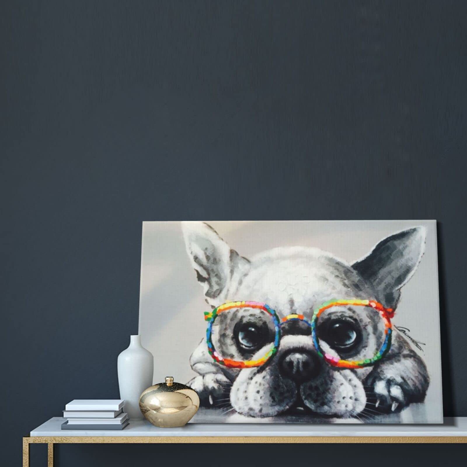 Amazon.co.jp: フレンチブルドッグ犬 アートパネル ポスター 壁飾り