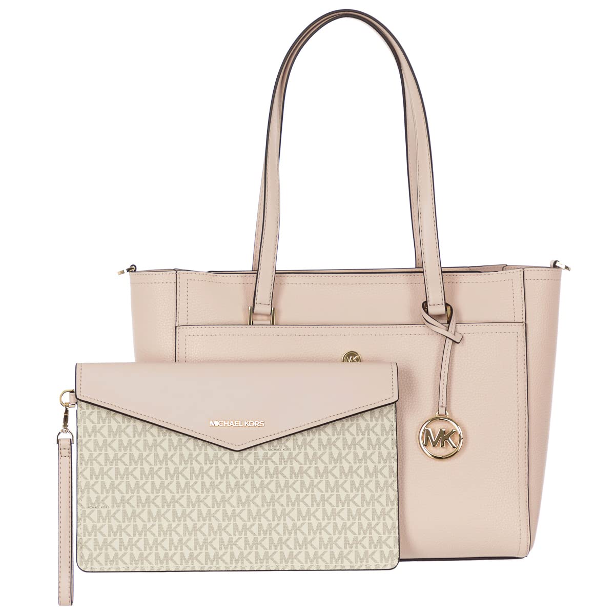 Michael Kors Maisie Large Pebbled Leather 3-IN-1 Tote Bag