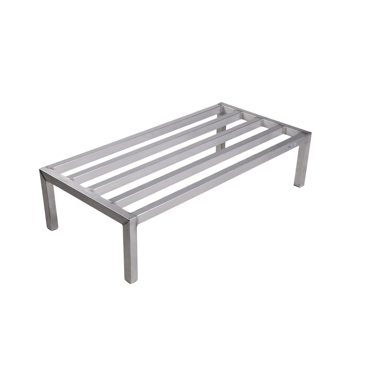DASQ-5-1220 Dunnage Rack, 20" W x 60" L x 12" H, All Welded 1-1/2" x 1-1/2" Aluminum Tubular Frame, 1500 lbs. Capacity, 5 ft., for Commercial Use, NSF