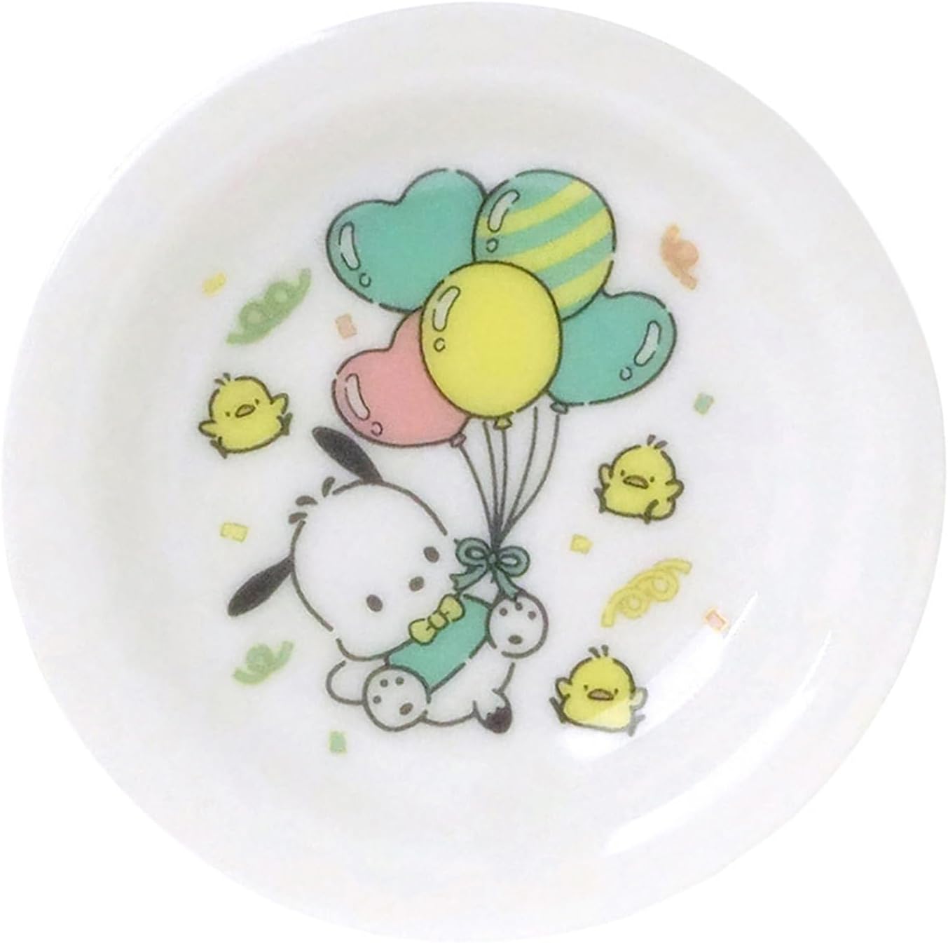 金正陶器(Kaneshotouki) Sanrio 310154 Pochacco 35th Anniversary Plate, Small Plate, 3.5 inches (9 cm), Made in Japan