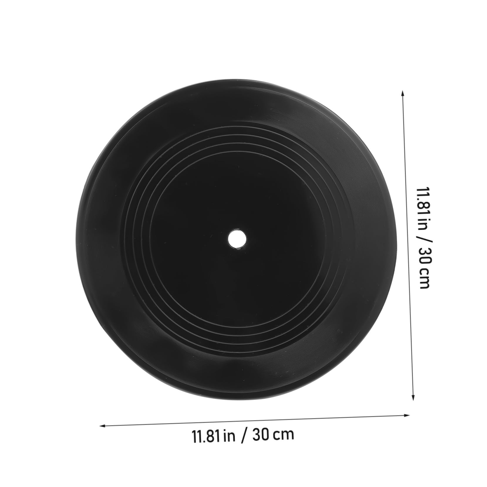 GLEAVI 12 Pezzi Dischi in Vinile Decorativi Neri Stile Retrò per Decorazione Pareti Bar e Caffè Materiale Vinile per Eventi e Fai da Te