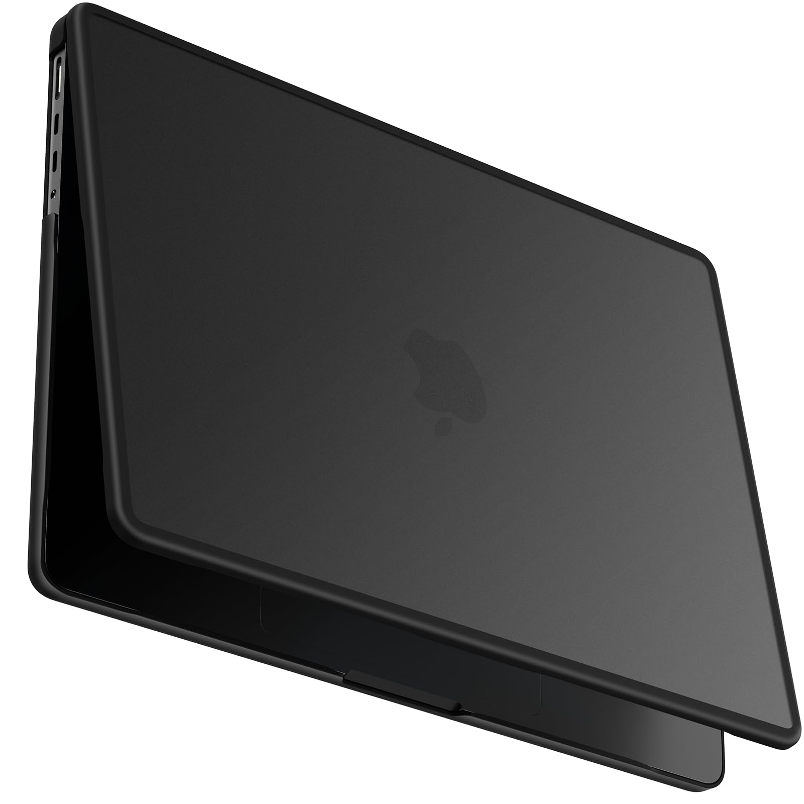 BlueSwan Anti-Cracking Hard Shell Case Compatible with MacBook Pro 14-inch 2025 2024-2021 Release M4 M3 M2 M1, Anti-Fingerprint Soft TPU Bumper with Keyboard Cover, Frosted Black
