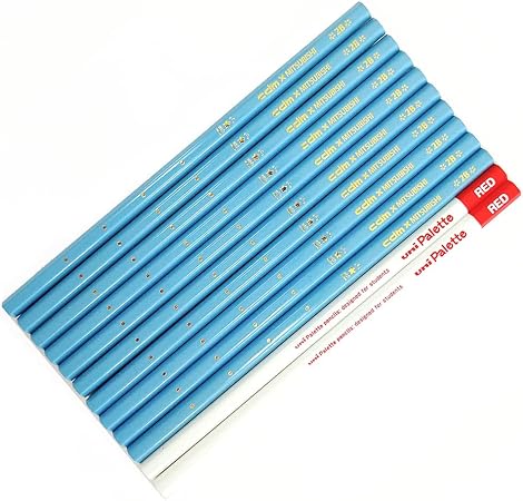 Amazon お名前入れ無料 ラッピング袋付 三菱鉛筆 かきかた鉛筆硬度２b Uni Palette 水色 Cdm K3058a2p が今だけラムネ色 黒芯１０本 赤芯２本 鉛筆 文房具 オフィス用品