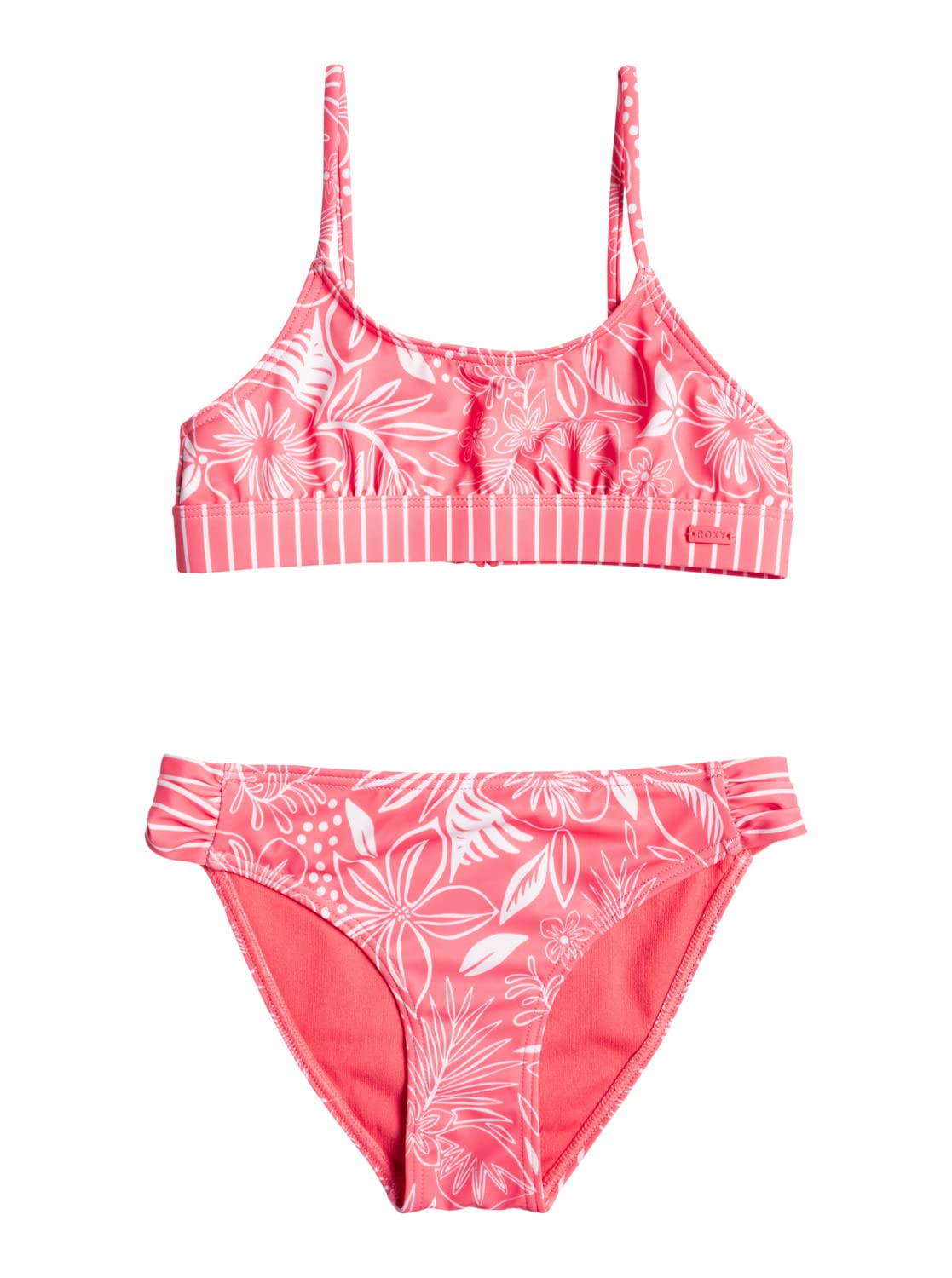 Quiksilver Vacay For Life Bralette Set Traje de baño de Dos Piezas Niñas (Pack de 1)