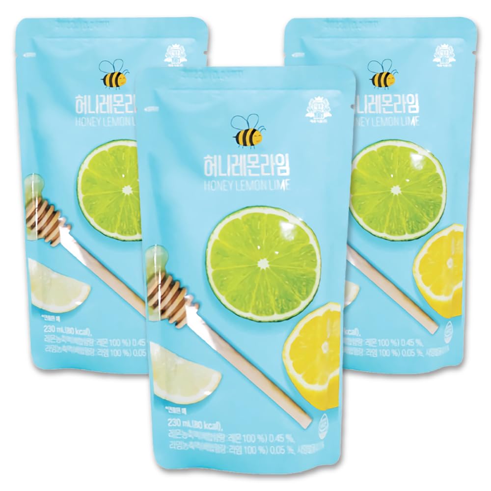 Amazon.co.jp: ハニーレモンライム 230ml 3個セット / 韓国コンビニ