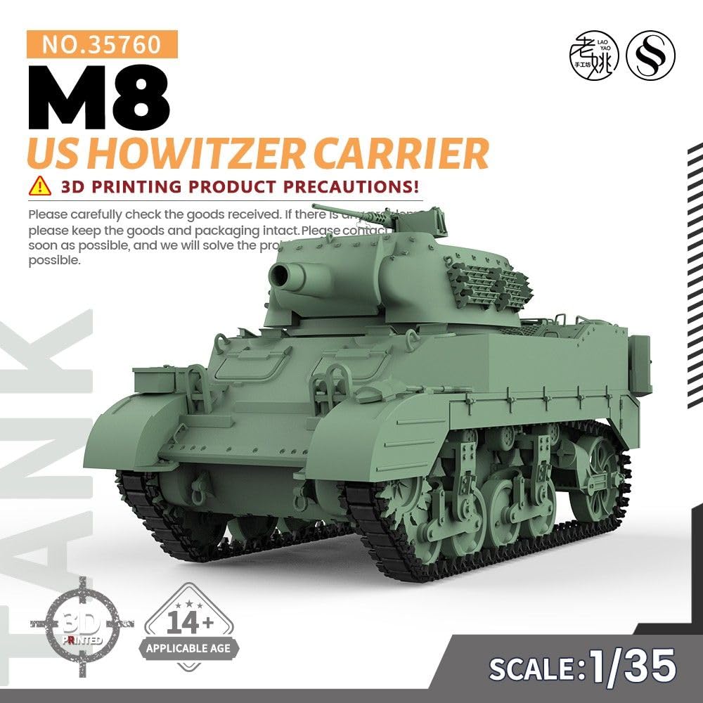 MRY-SFW SS35760 Maquette 1/35 US M8 Howitzer Carrier
