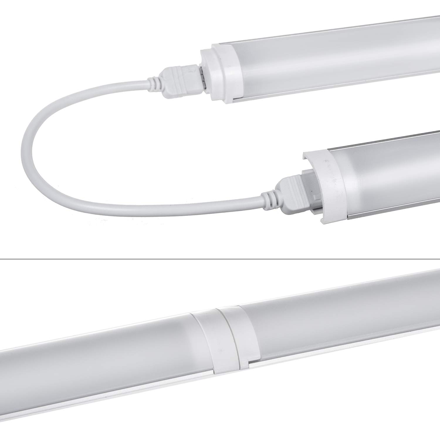 Maclean MCE245 Linear LED lampy podszafkowe z pilotem zdalnego sterowania, liniowa listwa świetlna, timer, regulacja jasności, 240 lm, zimna biel (zestaw 2 modułów)