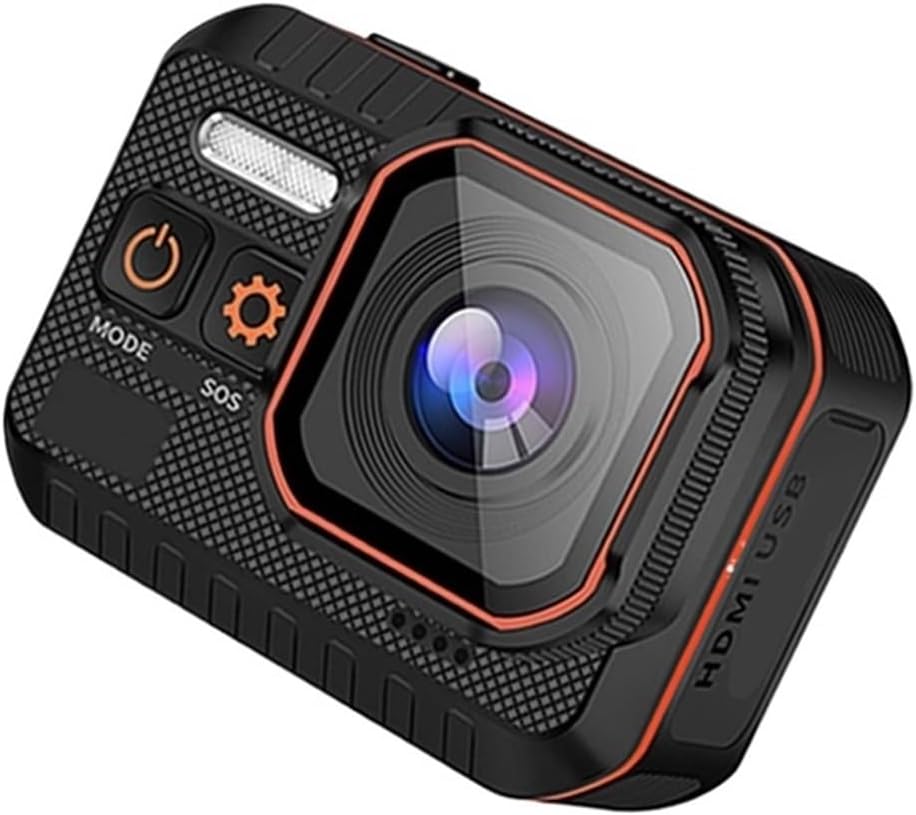 アクションカメラ 4K60FPS リモコン画面付き防水スポーツカメラドライブレコーダースポーツカメラヘルメットアクションカム(0G)