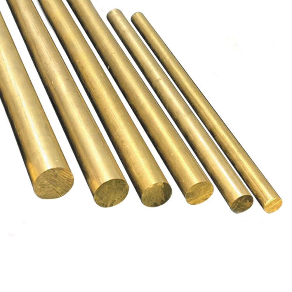 6mm Diameter 200mm Length Solid Copper Round Rod Lathe Bar Stock For DIY Craf