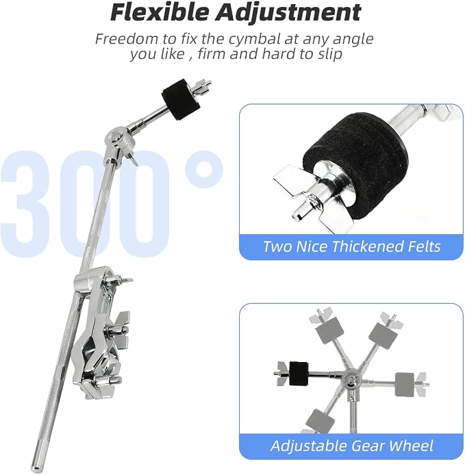 Brazo extensible para platillo con clamp para batería miniatura 6
