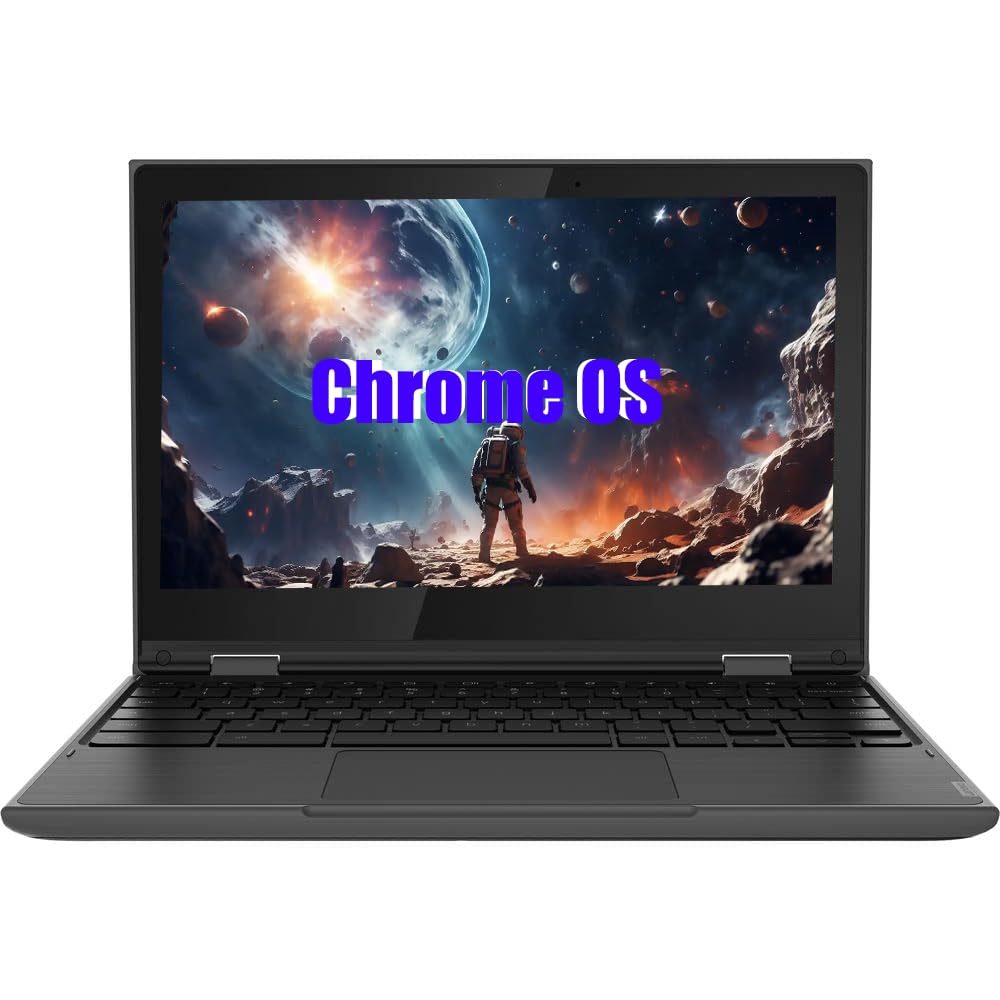 Lenovo Chromebook 300e Ordinateur Portable Tactile 2 en 1 11,6" Intel Celeron N4020 4 Go RAM SSD 32 Go Chrome OS Reconditionné