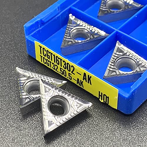 10 unidades de herramientas de torneado TCGT para metal CNC miniatura 2