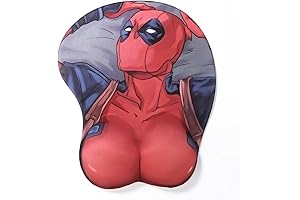 3D Anime Mouse Pad with Silicone Gel Wrist Rest