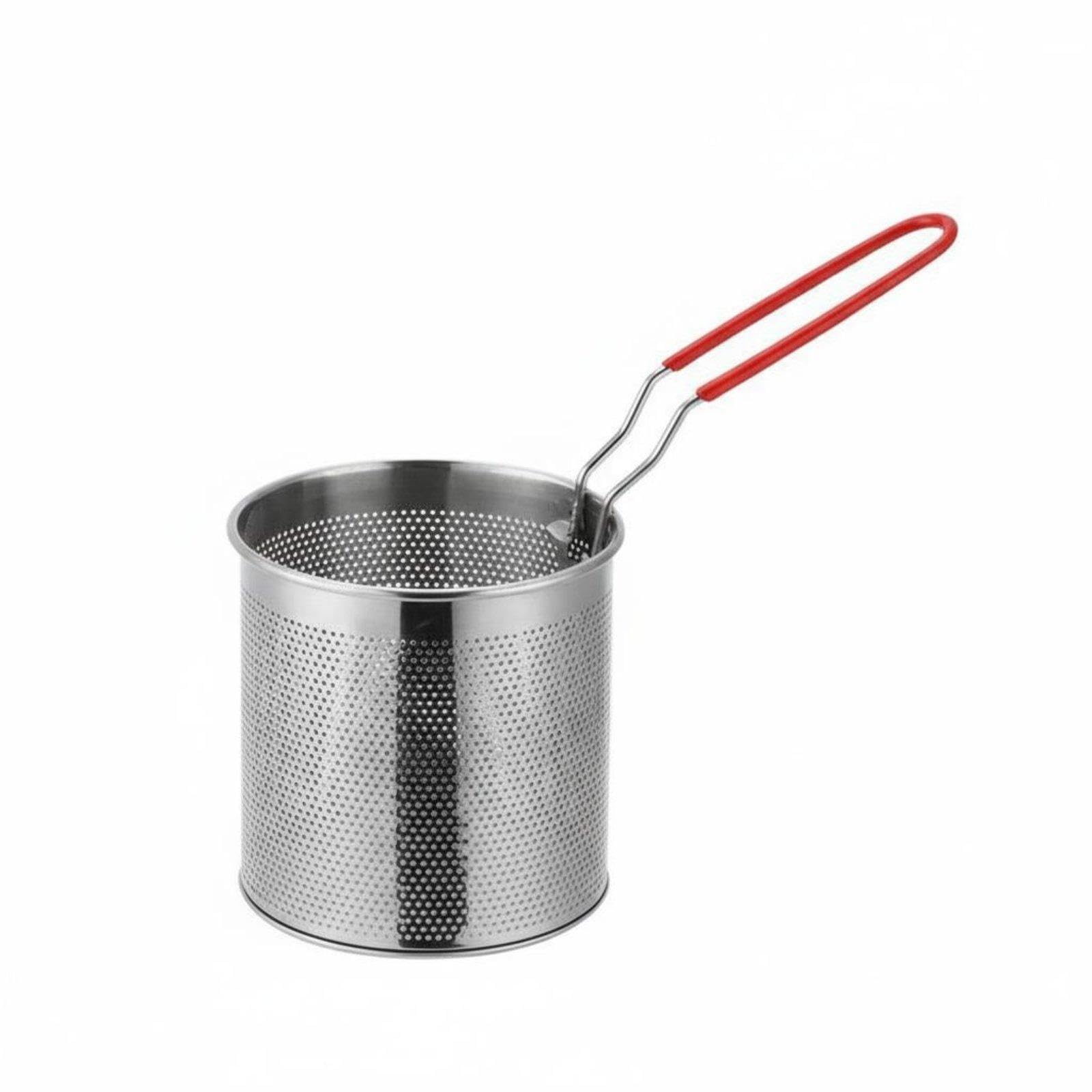 Deep Fry Basket Perforated Design French Fry Basket Ver | Deep Fry Basket Perforated Design French Versatile Pasta Strainer for Home Cooks Chefs Hot Pot Restaurant 12CM 201 Stainless-image-47