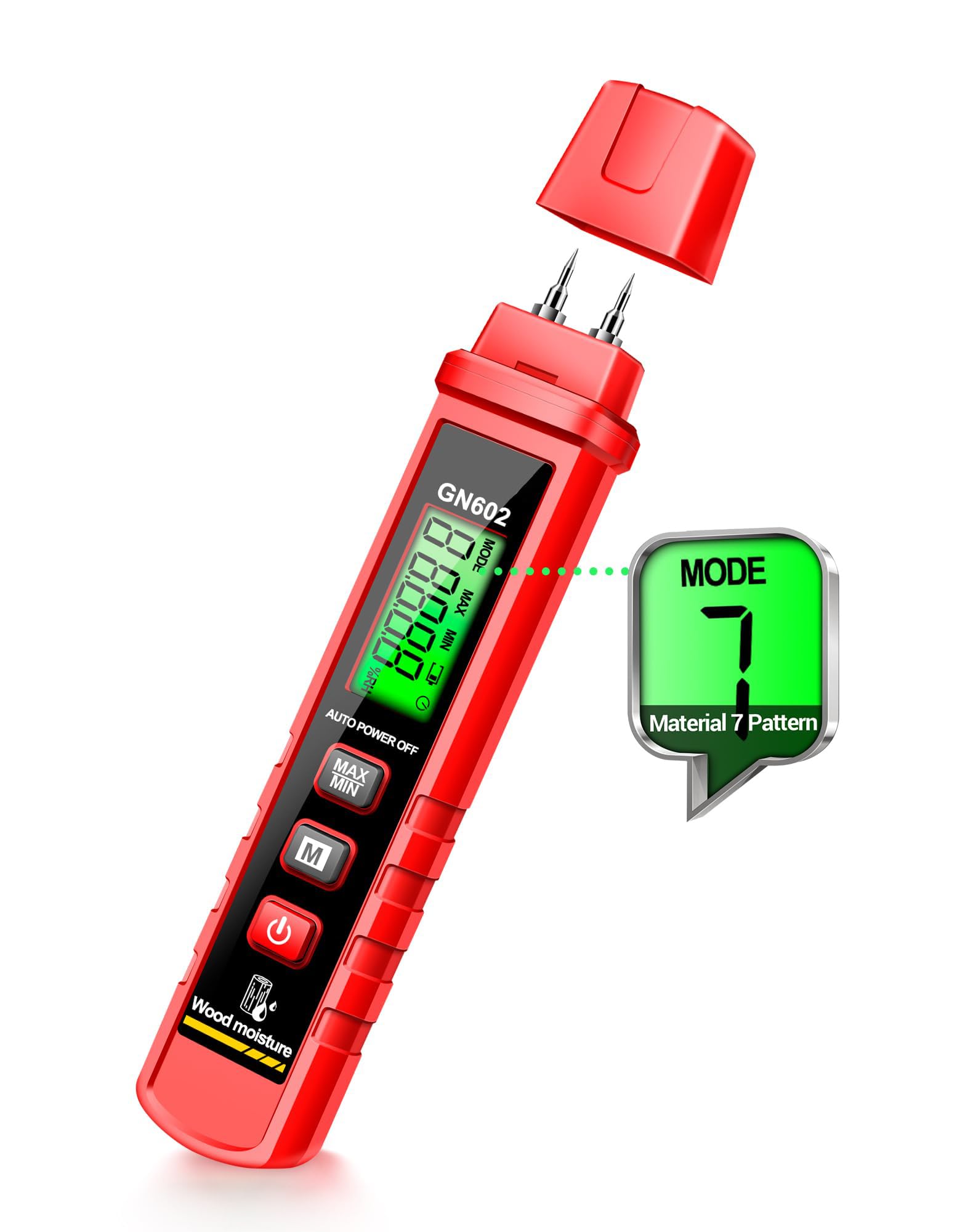 Sponsored Ad – KASTWAVE Wood Moisture Meter Detector, Water Leak Detector for Lumber Concrete Building, Wall Moisture Sensor, Digital Moisture Detector, for Firewood Lumber, Bricks, Floors (Pen-type Moisture Meter)