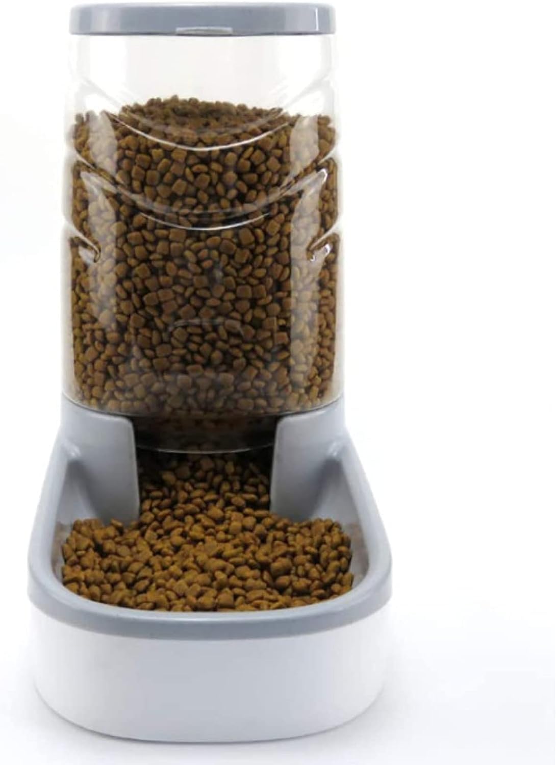 Distributeur de Nourriture Sèche,Distributeur Croquettes et Eau Automatique pour Chat Chien,Croquettes pour Chats et Chiens 3.8L Mangeoire Pratique,A