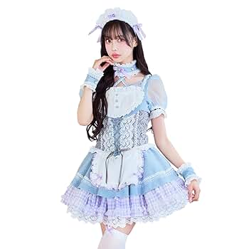 Amazon.co.jp: [Malymoon] コスプレ メイド ウエイトレス 家政婦