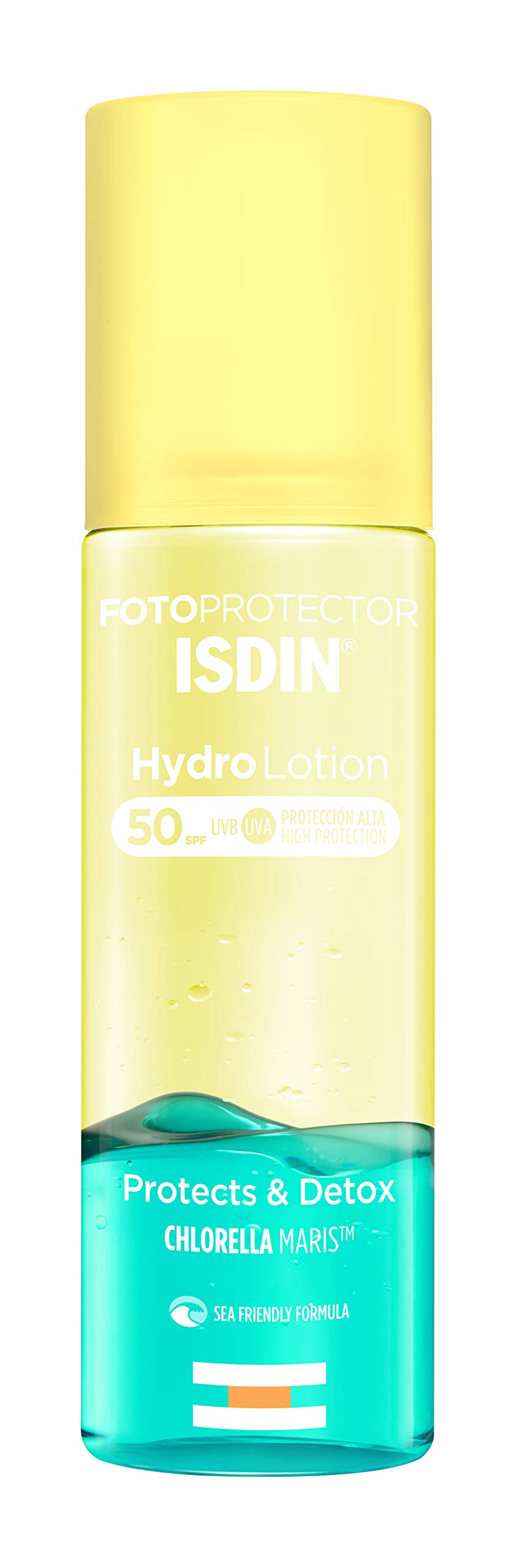 Hydrolotion LSF 50 (200ml) | Biphasischer Sonnenschutz für den Körper | PROTECT & DETOX | Spendet Feuchtigkeit | Strahlende Haut