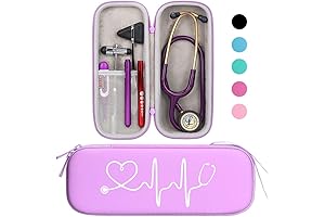 BOVKE Stethoscope Travel Case with Extra Storage for Medical Supplies