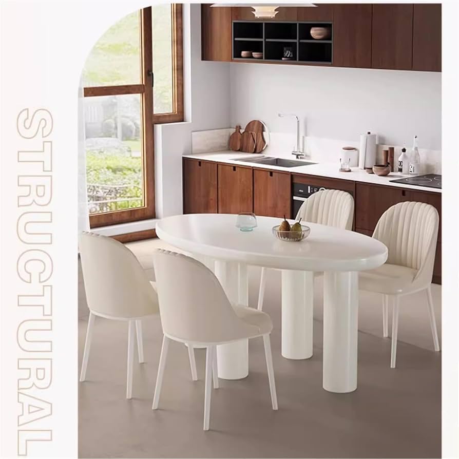 Amazon｜N/A 4 人用ダイニングテーブルセット (椅子 4 脚付き) 5 点の