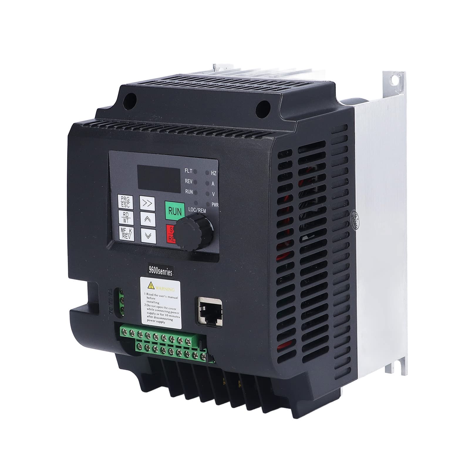 Invertitore di Frequenza, Monofase 220 V a 3 Fasi, 380 V 5,5 KW, Convertitore di Frequenza Regolabile Multistadio per Frantoi Industriali, Mulini
