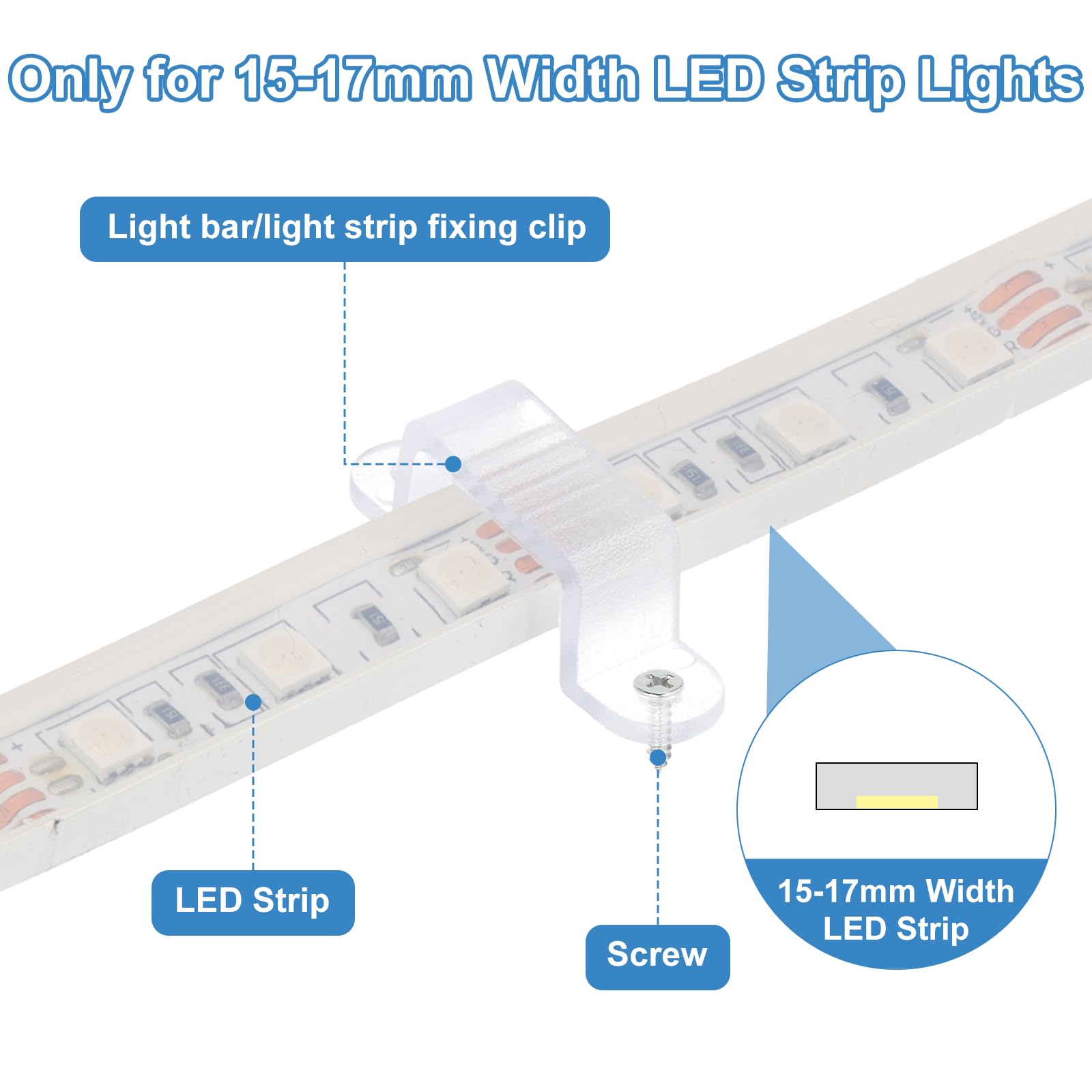 PATIKIL LED Strip Light Clips - Image 3
