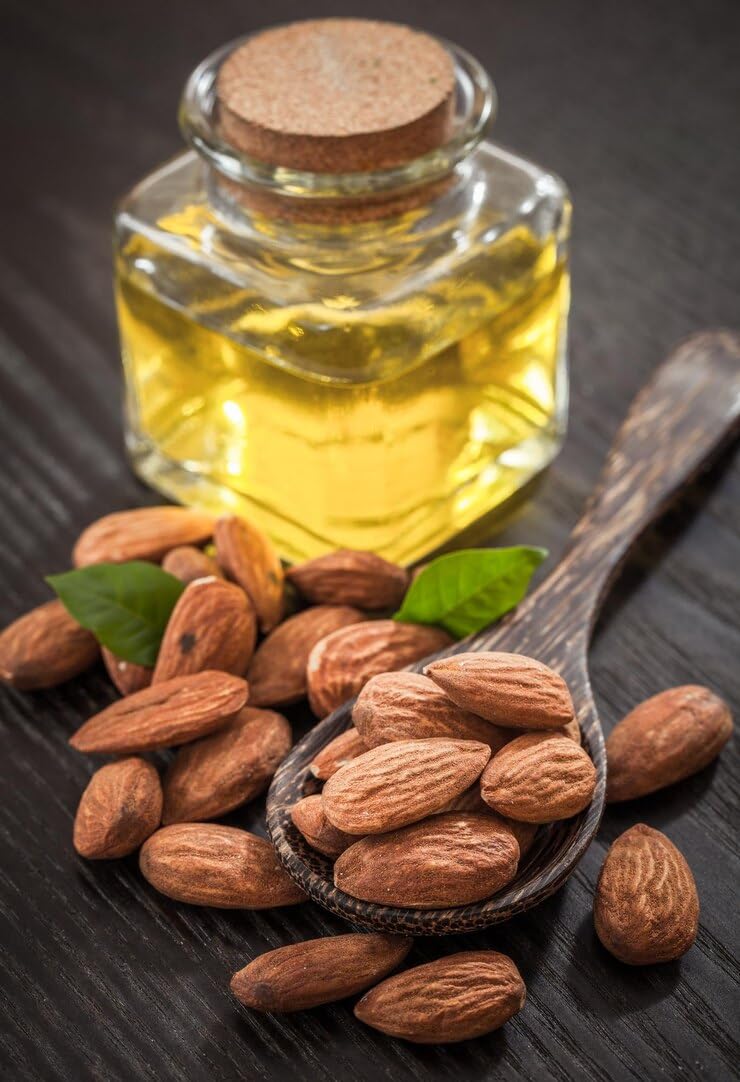 Cura Farma Olio Di Mandorle Dolci Naturale Vegano - 5 Litri Senza OGM - Ideale Per l’Aromaterapia, Massaggi E Smagliature In Gravidanza - Idratante Per Corpo - Viso - Labbra - Capelli - Pelle