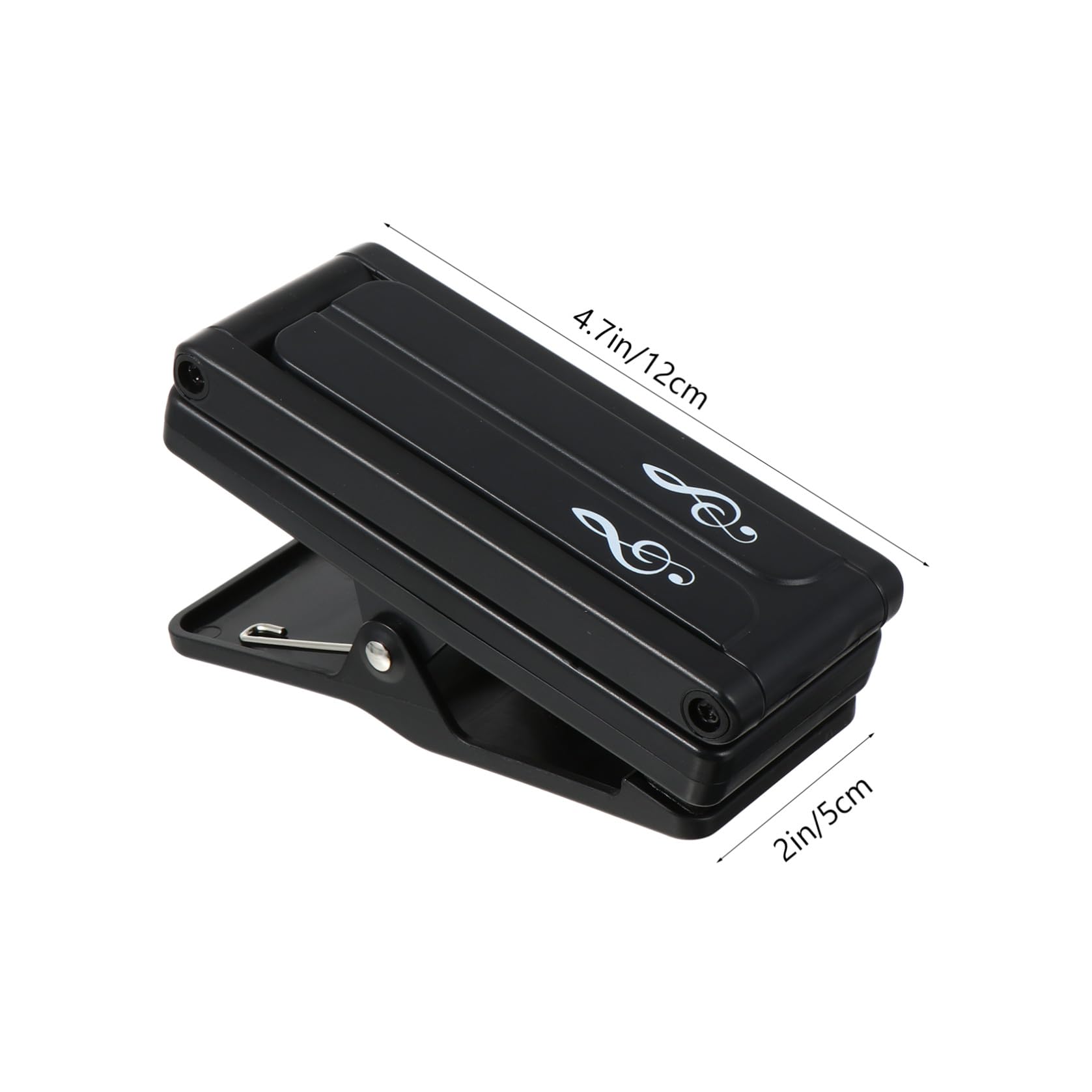Lampada per Leggio Musicale Ricaricabile LED Clip Regolabile Altezza Design Pieghevole Materiale Abs Elettronica