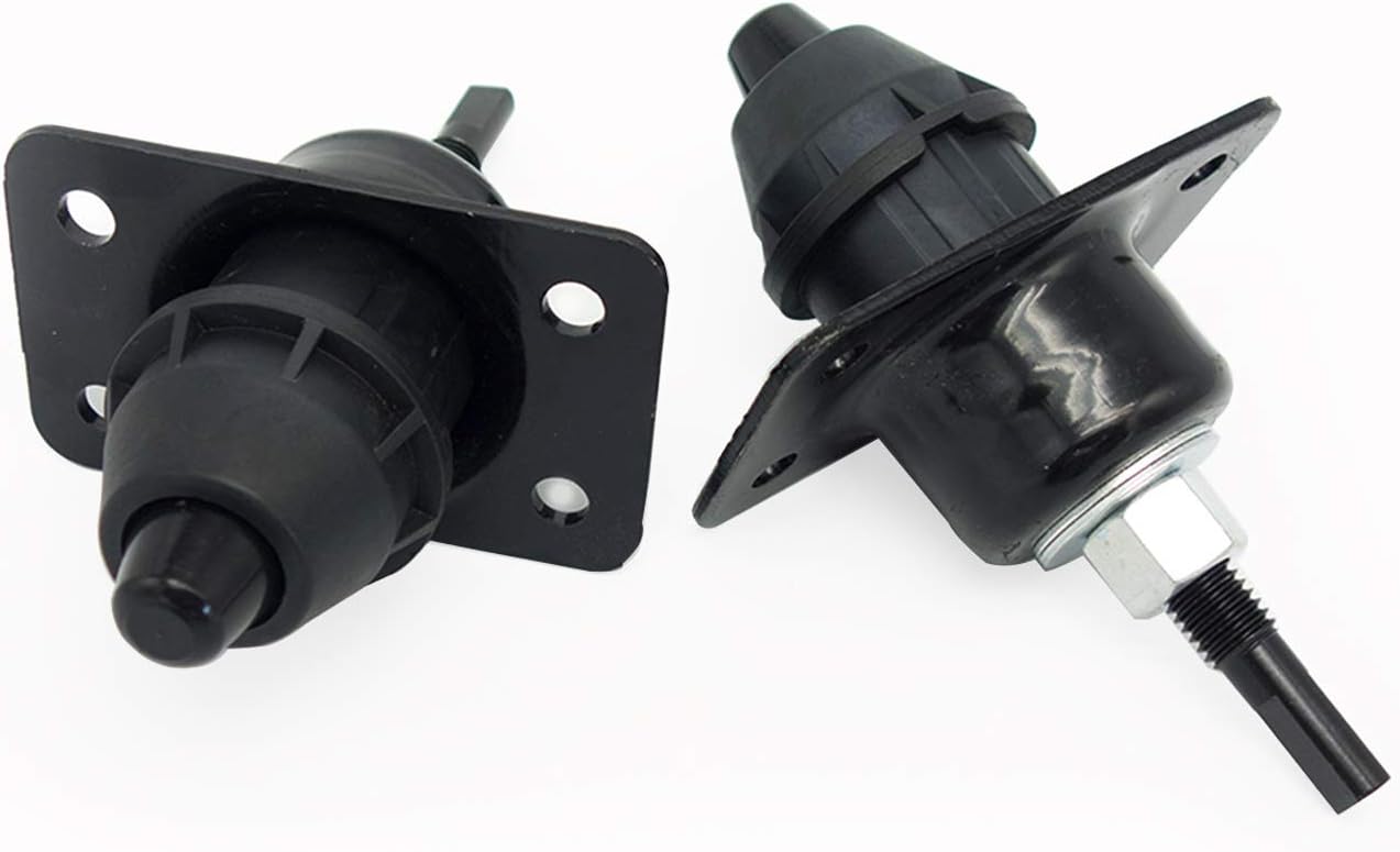 KOXUYIM Hood Release SET (4 PCS) Upper & Lower Latches, Fit for Volvo Truck VN VNL(#20498998) (#20565619) (#8074938) Black