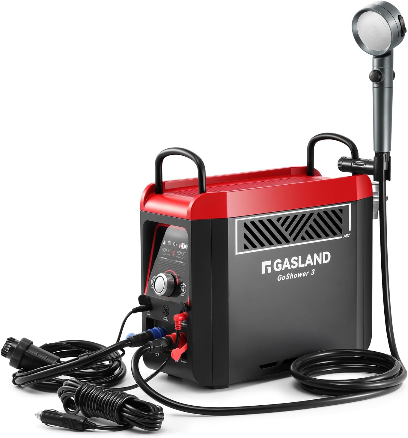 G3 Pro Propane Water Heater And Shower Pump, 1Lb Camp With | Portable Outdoor Hot Rechargeable Built-In Battery