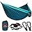 AnorTrek Camping Hammock, Super Lightweight Portable Parachute Hammock with Two Tree Straps Single or Double Nylon Travel Tree Hammocks for Camping Backpacking Hiking