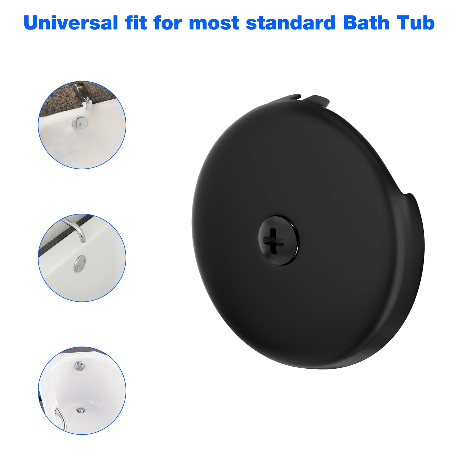 Tub Overflow Cover No Screws